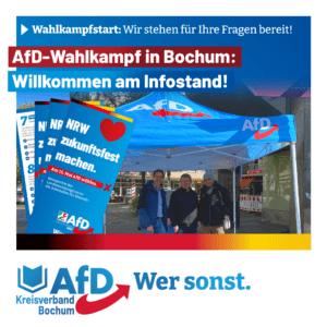 Read more about the article Wahlkampfbeginn in Bochum