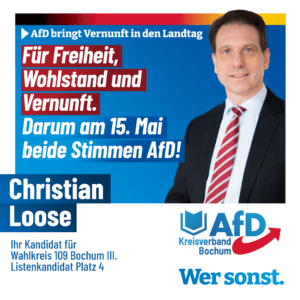 Read more about the article Christian Loose: Freiheit, Wohlstand und Vernunft