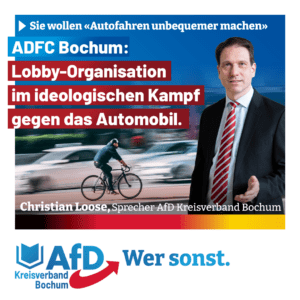 Read more about the article ADFC Bochum: Autofahren unbequemer machen