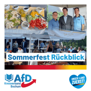 Mehr über den Artikel erfahren Sommerfest AfD Bochum 2023