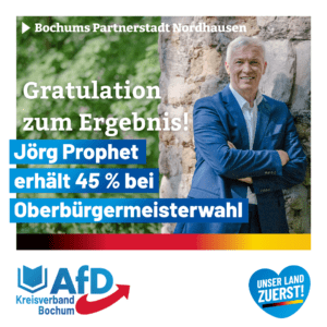 Read more about the article 45 Prozent für AfD Kandidat in Nordhausen!