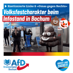 Read more about the article Volksfestcharakter beim Infostand