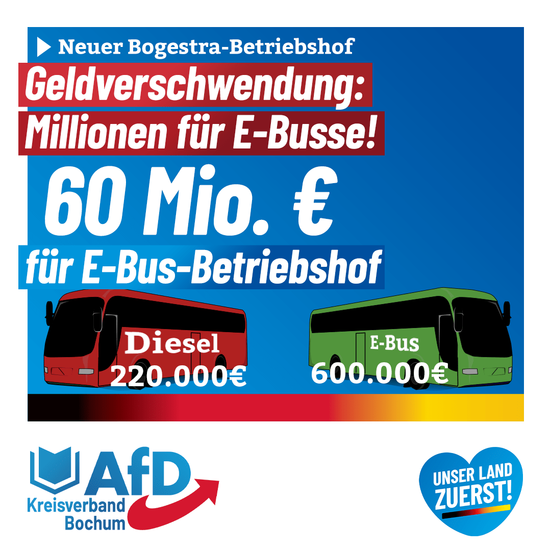 Read more about the article 60 Mio. für E-Bus-Betriebshof – lehnen wir ab!