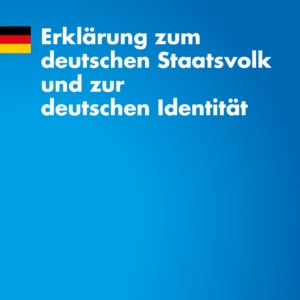 Read more about the article Erklärung zum deutschen Staatsvolk