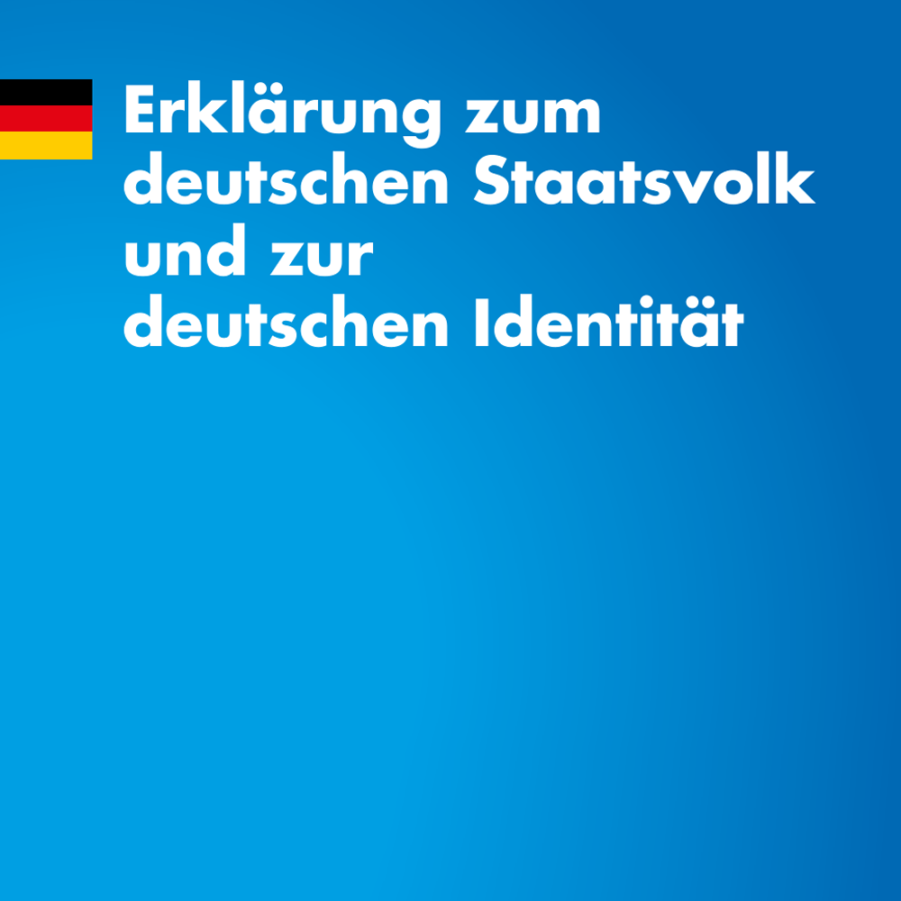 You are currently viewing Erklärung zum deutschen Staatsvolk