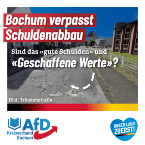Read more about the article Bochum verpasst Schuldenabbau