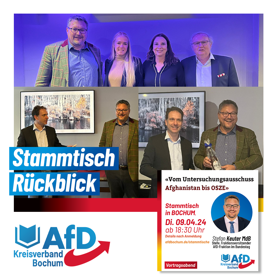Read more about the article Stammtisch Rückblick 09.04.24 Stefan Keuter MdB