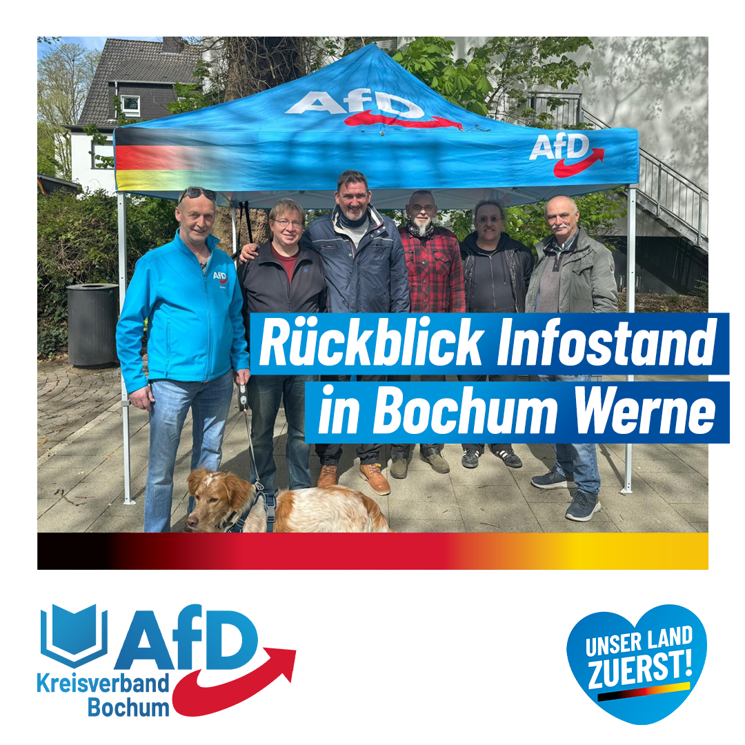 Read more about the article AfD Infostand in Bochum Werne