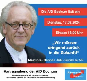 Mehr über den Artikel erfahren AfD-Stammtisch September ’24: Martin Renner