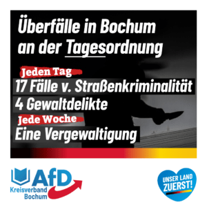 Mehr über den Artikel erfahren Überfälle in Bochum an der Tagesordnung!