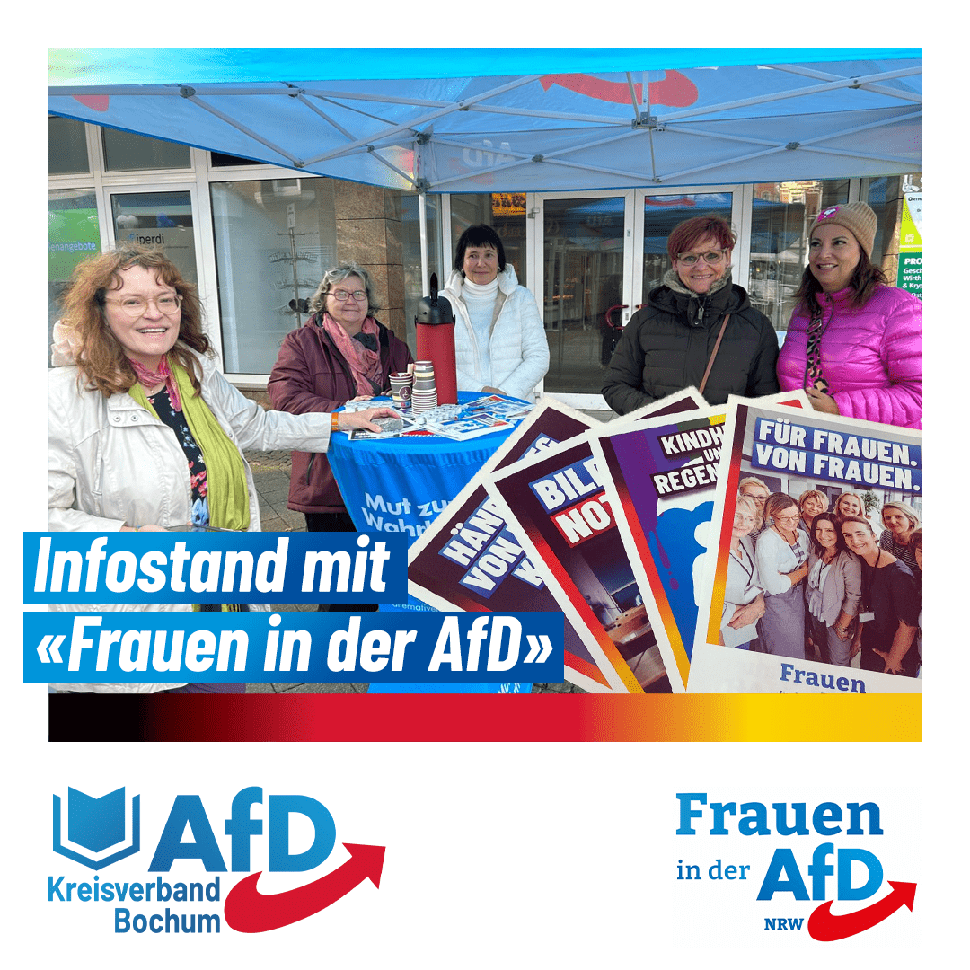 Du betrachtest gerade Infostand mit «Frauen in der AfD»