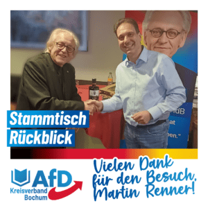 Mehr über den Artikel erfahren Stammtisch Rückblick – Martin Renner