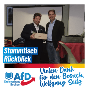 Mehr über den Artikel erfahren AfD-Stammtisch: Wolfgang Seitz über Kulturpolitik