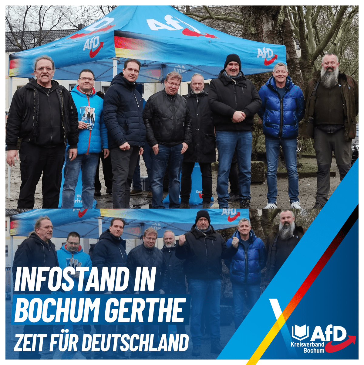 Du betrachtest gerade AfD-Infostand in Bochum Gerthe