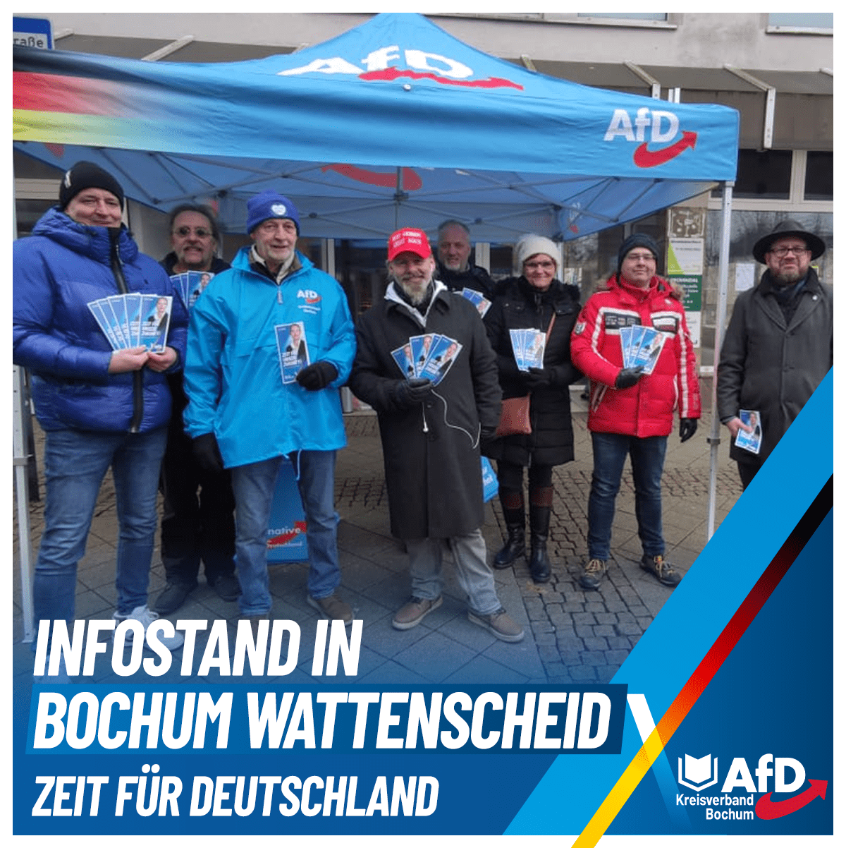 Du betrachtest gerade Infostand in BO-Wattenscheid – Zeit für Deutschland!