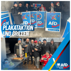 Mehr über den Artikel erfahren Plakataktion und Grillen