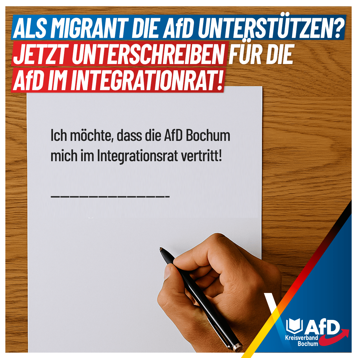 Du betrachtest gerade AfD im Integrationsrat unterstützen!