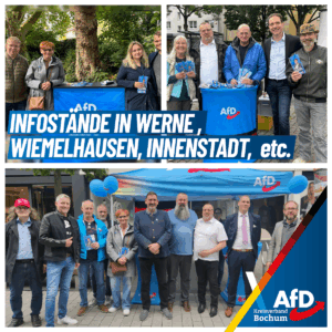 Mehr über den Artikel erfahren Infostände in Innenstadt, Werne, Wiemelhausen etc.