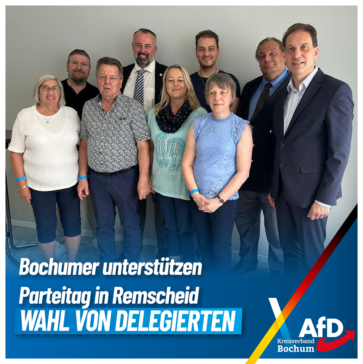 Du betrachtest gerade Bochumer unterstützen Parteitag in Remscheid